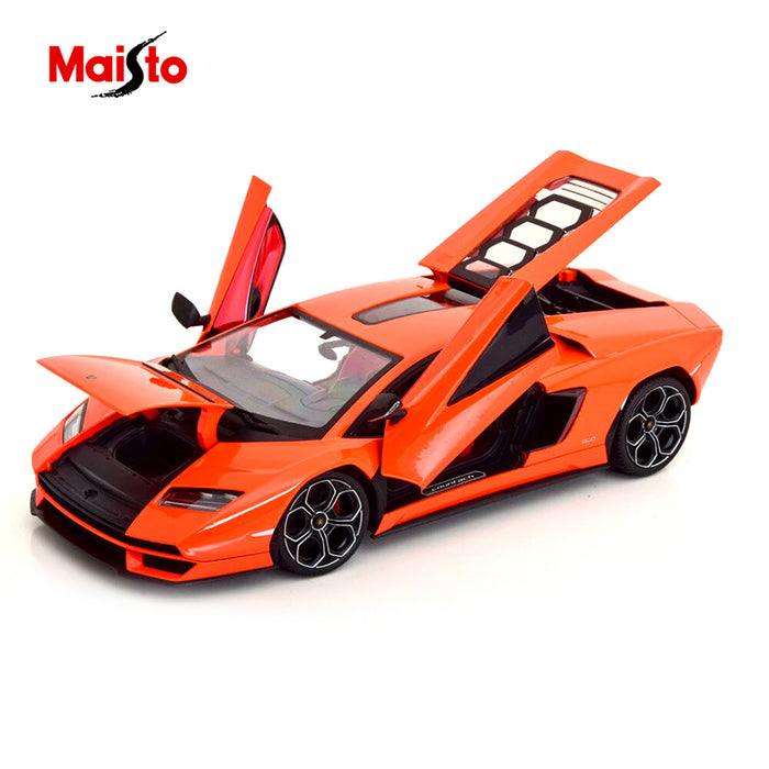 Maisto 1:18 Metallic Diecast +Plastic Part Lamborghini Countach LPI 800-4