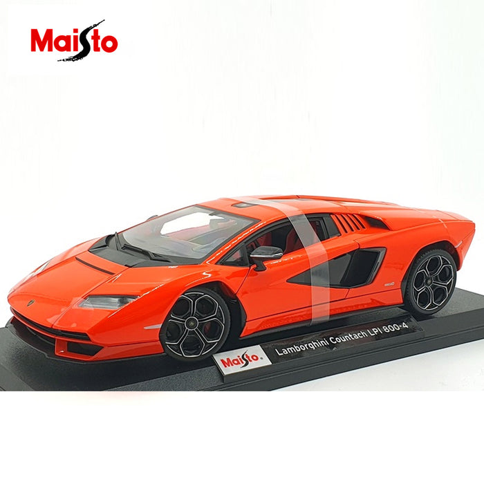 Maisto 1:18 Metallic Diecast +Plastic Part Lamborghini Countach LPI 800-4