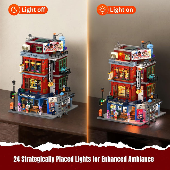 Lumibricks Boxing Club 19009 L9116 Street Fusion Series 3036PCS LED Blocks