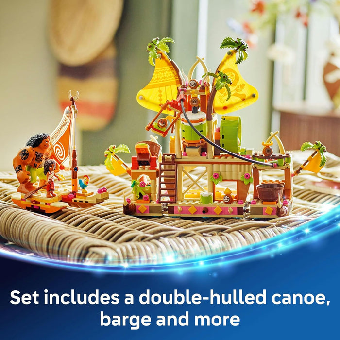 LEGO® Disney Moana 2 Kakamora Barge 43258 Toy Building Set, Boat With Treasure