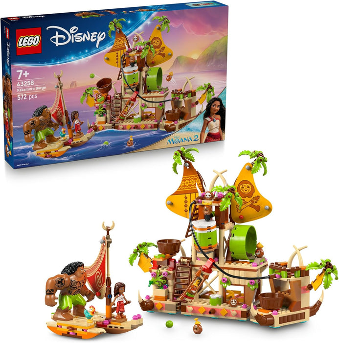 LEGO® Disney Moana 2 Kakamora Barge 43258 Toy Building Set, Boat With Treasure