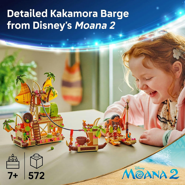 LEGO® Disney Moana 2 Kakamora Barge 43258 Toy Building Set, Boat With Treasure