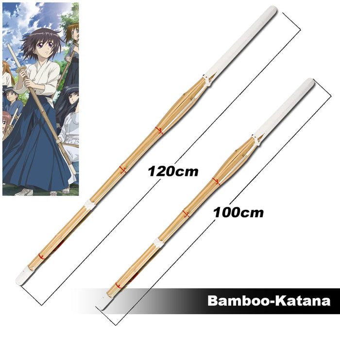100cm Kendo Bamboo Katana Sparing Japanese Practice Training Sword