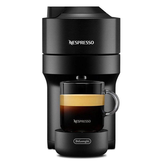 Espresso Delonghi Vertuo Pop Coffee Machine & Aeroccino 3 Milk Frother Black