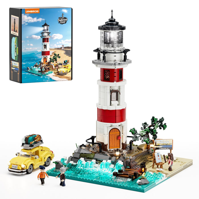 Lumibricks L90Lumibricks 18007 L9113 Sunrise Lighthouse Road Trip 1632Pcs LED Br