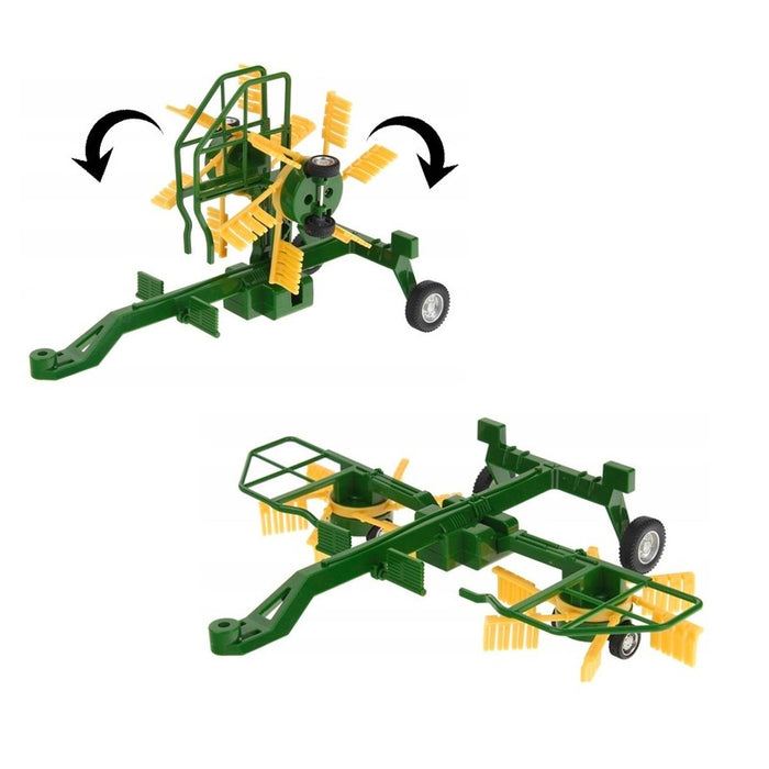 Electronic Remote Control Tractor 2.4Ghz RC Fork Loade Gyro Rake Trailer