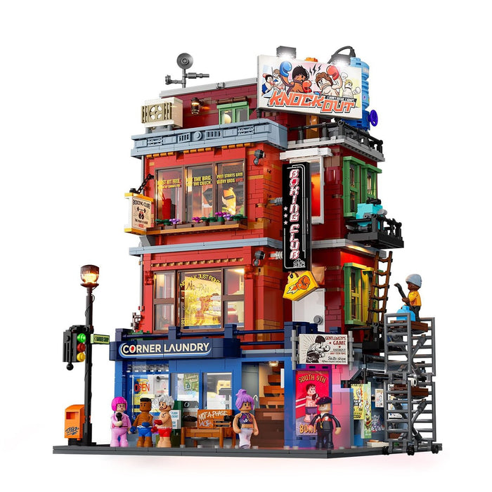 Lumibricks Boxing Club 19009 L9116 Street Fusion Series 3036PCS LED Blocks