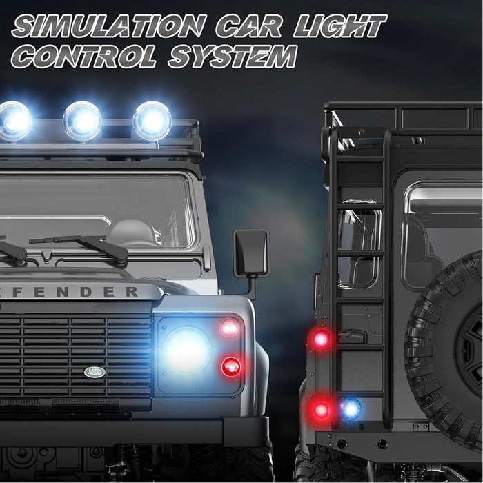 Land Rover Defender 90 RC Crawler 1/14 Scale Remote Control Grey Double Eagle