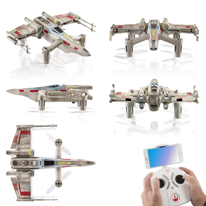 Free IOS & Android App 2.4 GHz Controller Propel Star Wars X-wing Battle Drone