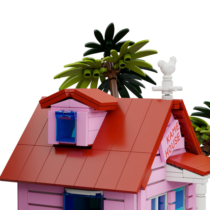 Pantasy Dragon Ball Kame House Construction With Acrylic Figures Set Model Toy 87002