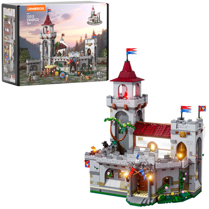 Lumibricks 12013 L9119 Medieval Guard Post Middle Age 2945Pcs LED Brick Set
