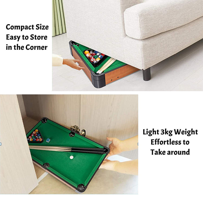 Wooden Mini Snooker Tables Billiards Game Pool Table Set Toy Extra Size For Kids Trade Me