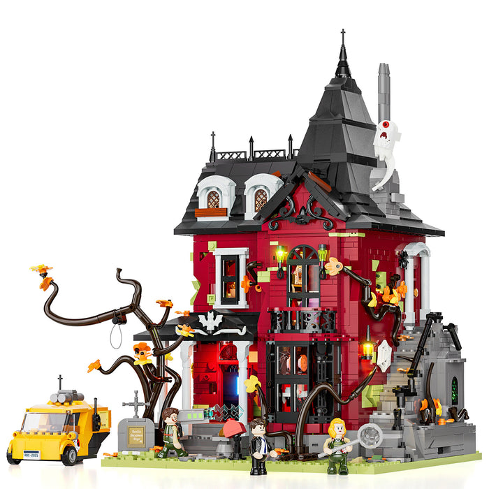 Lumibricks L9092 20005 Midnight Haunted Mansion X Series 2617Pcs LED Brick Set