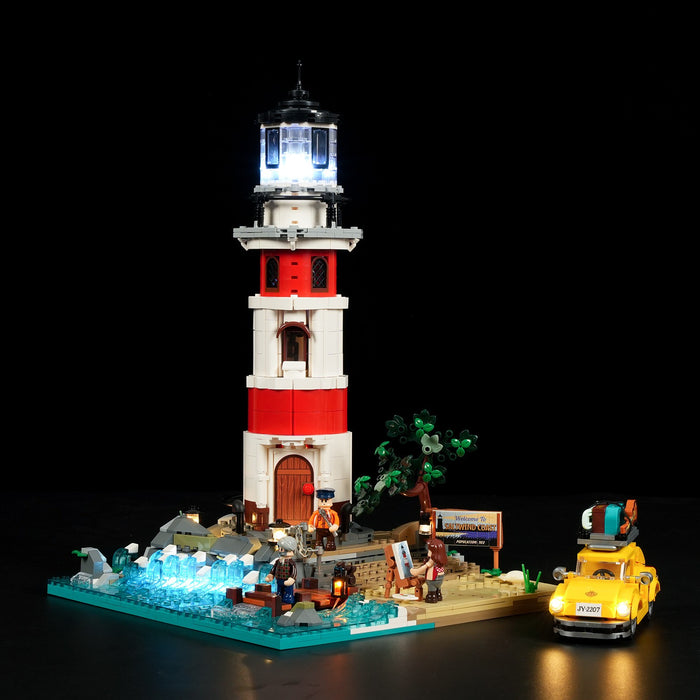 Lumibricks L90Lumibricks 18007 L9113 Sunrise Lighthouse Road Trip 1632Pcs LED Br