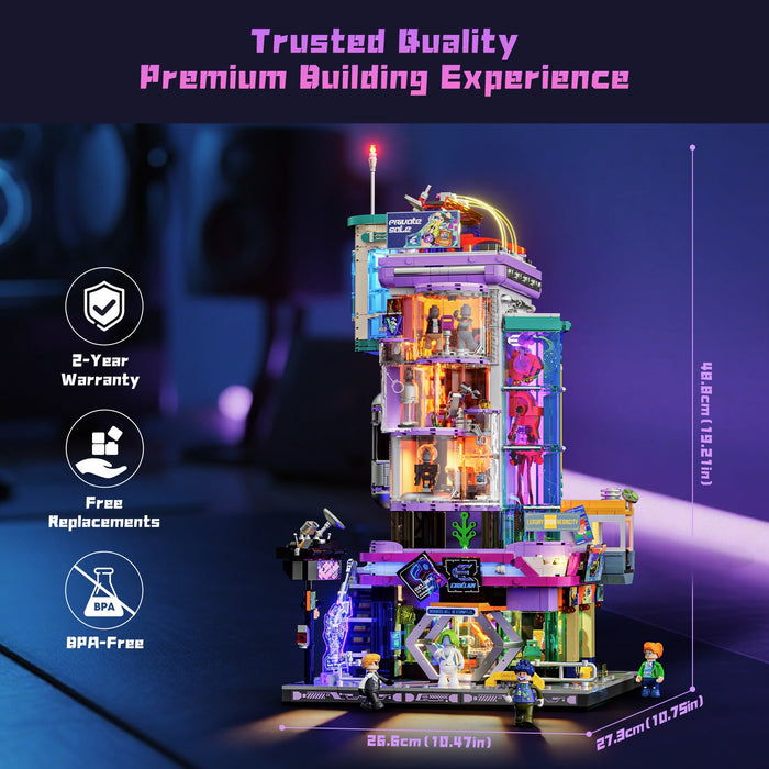 Lumibricks L9118 17007 Cyber Couture Galleria 2701Pcs LED Building Bricks