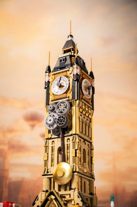 PANTASY Big Ben Steampunk Clock Tower Park Building Set 85008 Open Box 2,460 Pcs