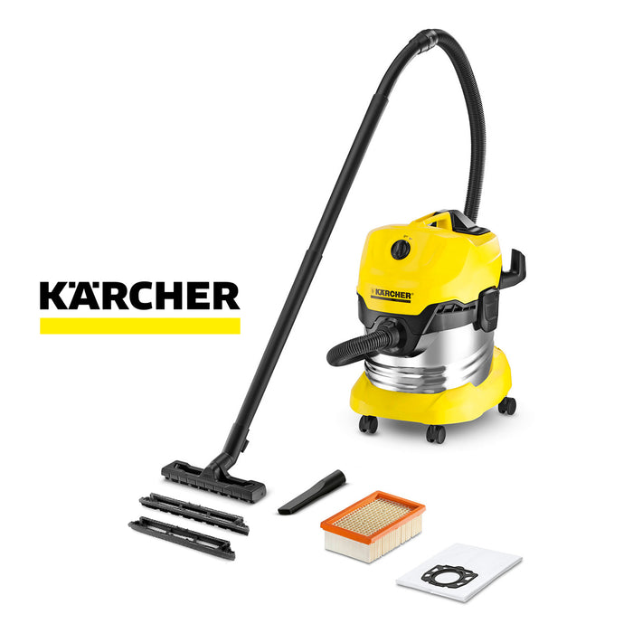 Karcher WD4 Premium Wet & Dry Vacuum Cleaner 1000W 20L Removable Handle AU STOCK