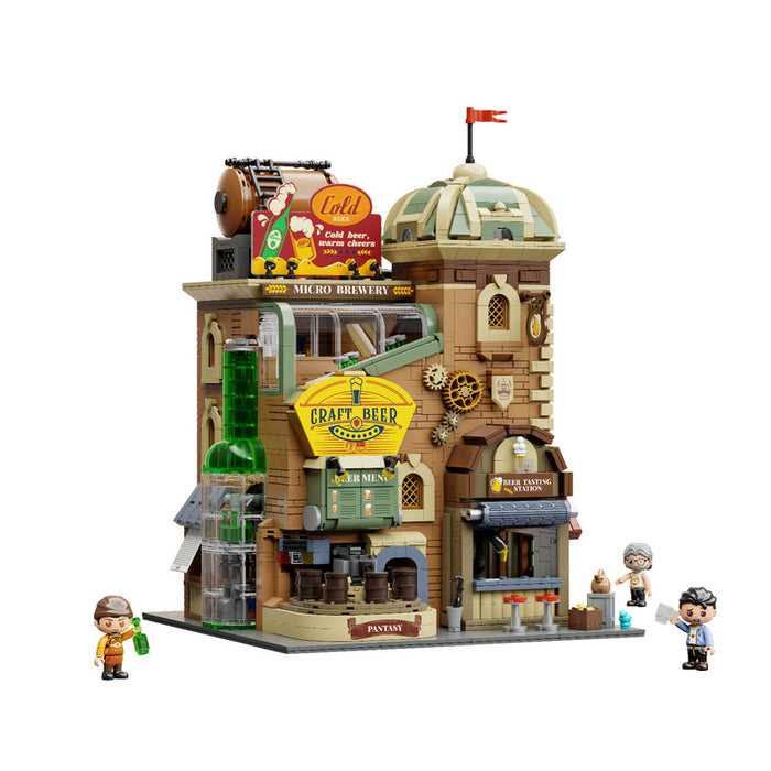 Pantasy Retro Series Craft Beer Brewery Building Set (3445 Piece Kit) 85023