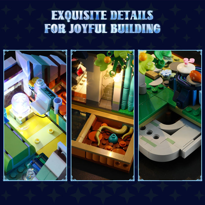 Lumibricks Sylvan Inn L9110 20006 X Series 3120PCS LED Building Blocks