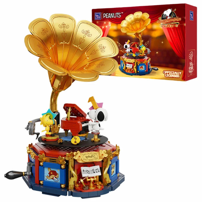 Pantasy Peanuts Snoopy, Phonographe (86911) Set construction figurine Pantasy