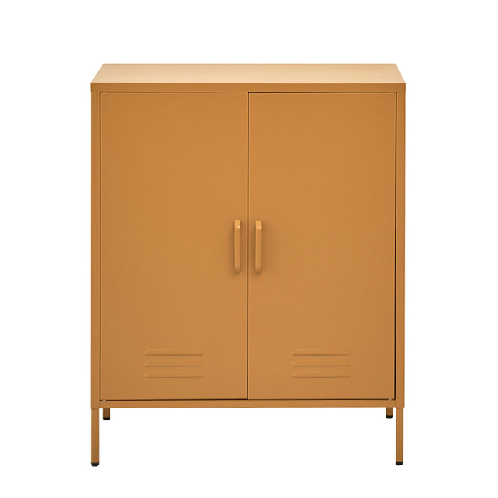 Artiss Buffet Sideboard Metal Cabinet - SWEETHEART Yellow