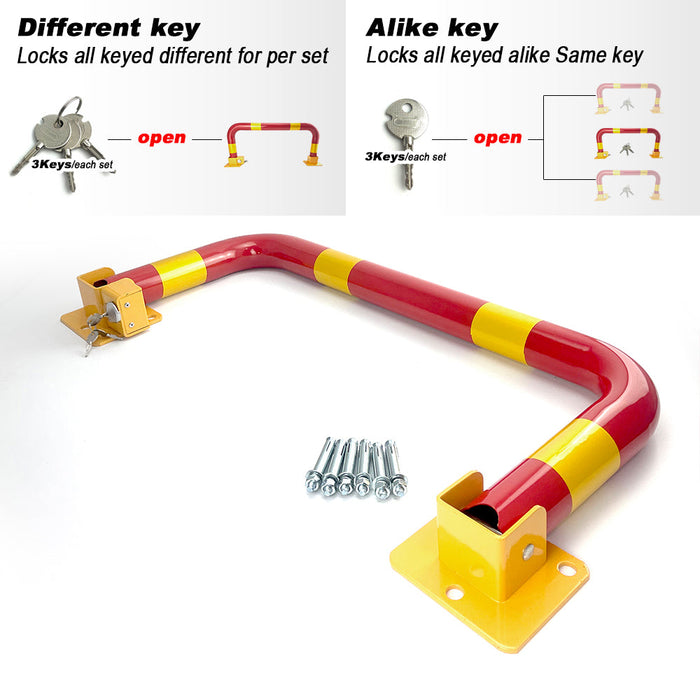 Parkero Arch Parking Barrier Fold Down Vehicle Security Locker Keyed Different Or Alike Trade Me