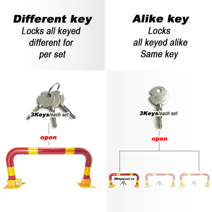 Parkero Arch Parking Barrier Fold Down Vehicle Security Locker Keyed Different Or Alike Trade Me
