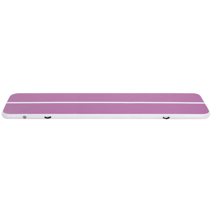 Everfit 4M Air Track Gymnastics Tumbling Exercise Yoga Mat W/ Pump Inflatable Purple