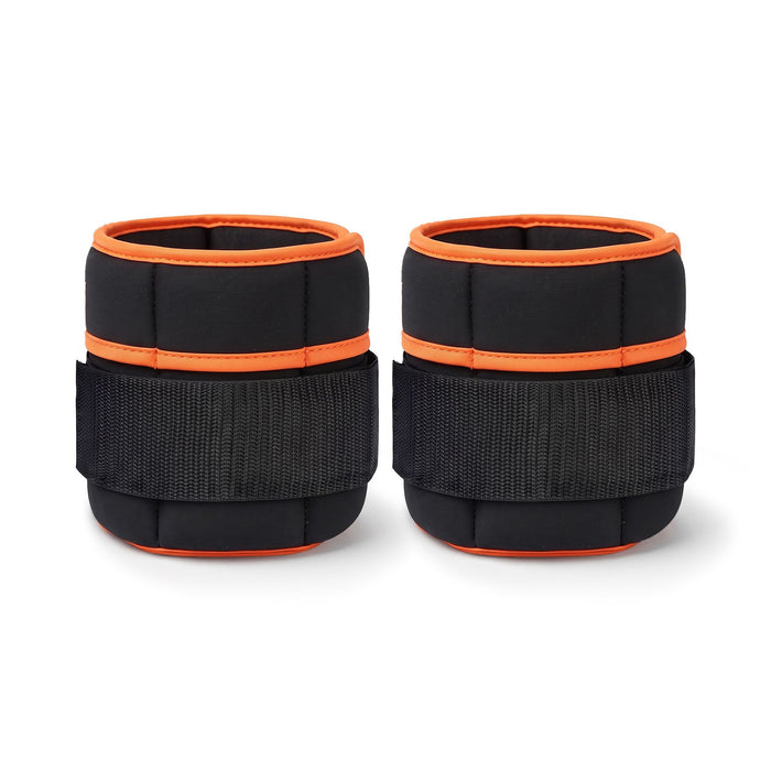 Everfit Adjustable Ankle Weights, 1 Pair (0.9-4.55Kg) Removable Sandbags for Women & Men, Wrist Weights & Leg Weights for Home Gym, Pilates, Walking, Strength Training