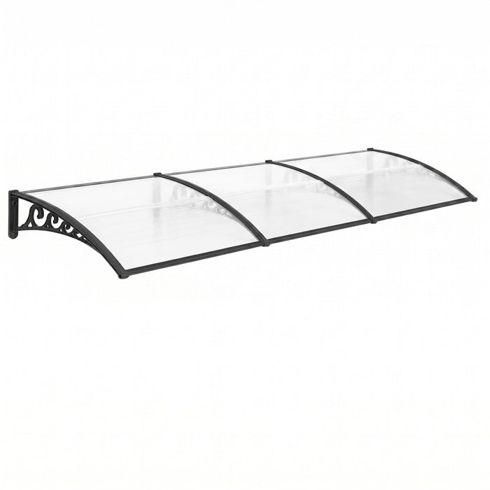 Instahut Window Door Awning 0.8mx3m Transparent