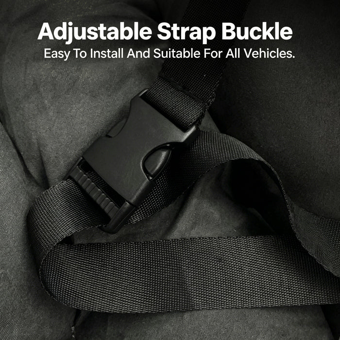 Suede Pet Car Seat Booster Bed Adjustable Safety Straps Scratch Resistant 3 Size