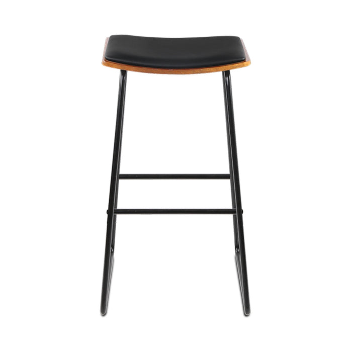 Artiss Bar Stools Kitchen Counter Stools Metal Chairs x2