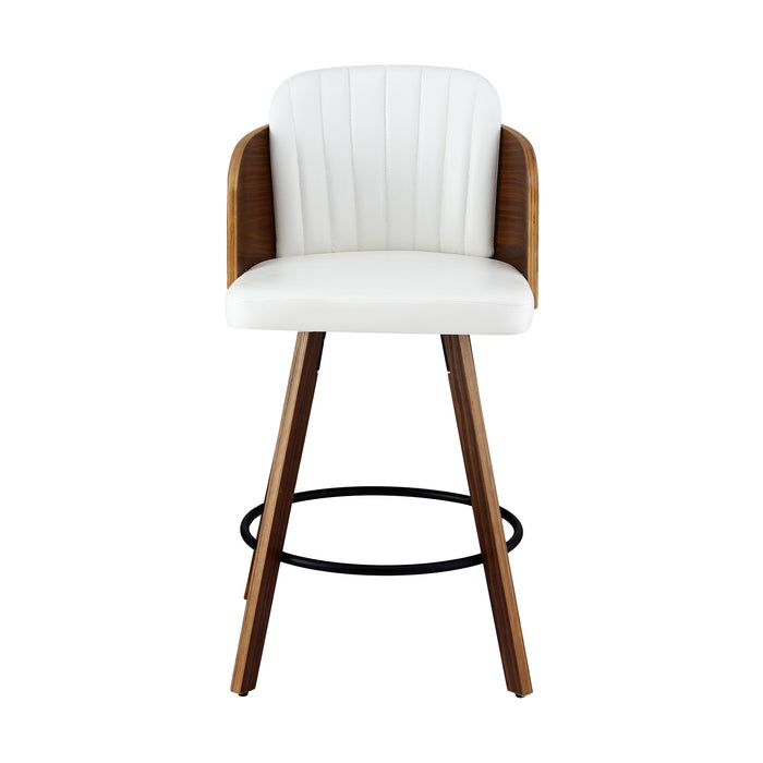 Artiss Wooden Bar Stools Swivel Kitchen Counter Stool Chair 58cm Seat Height