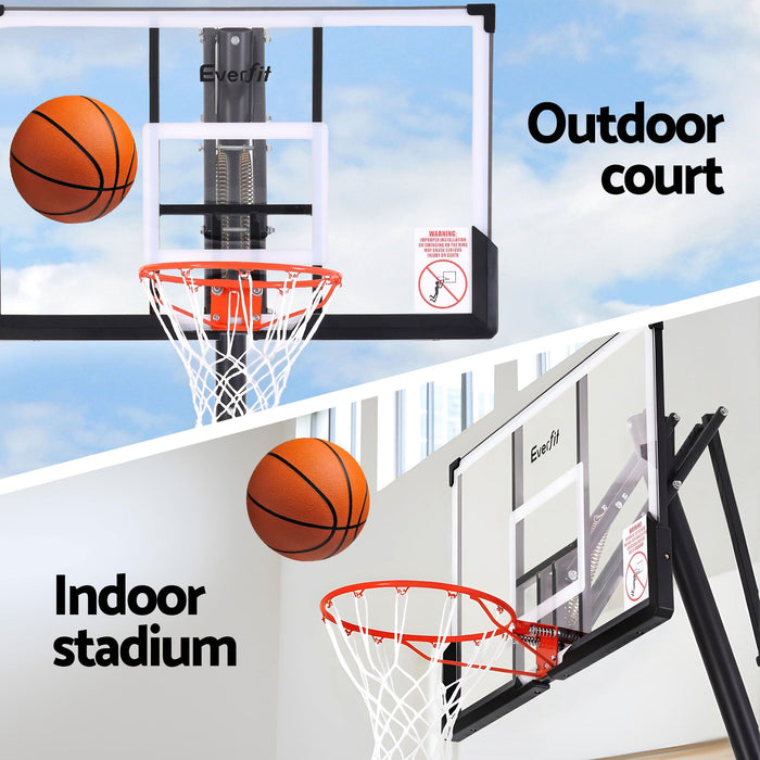 Everfit 3.05M Basketball Hoop Stand System Portable Height Adjustable Net Ring