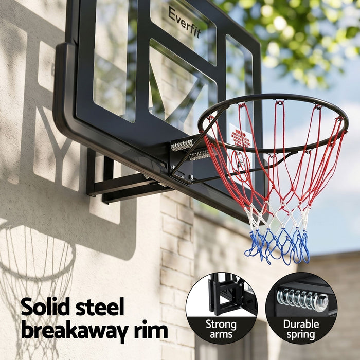 Everfit 43-Inch Wall Mount Kids Basketball Hoop Backboard Indoor Outdoor Sports