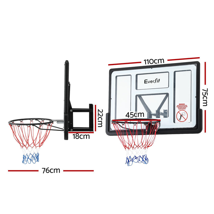 Everfit 43-Inch Wall Mount Kids Basketball Hoop Backboard Outdoor Sports