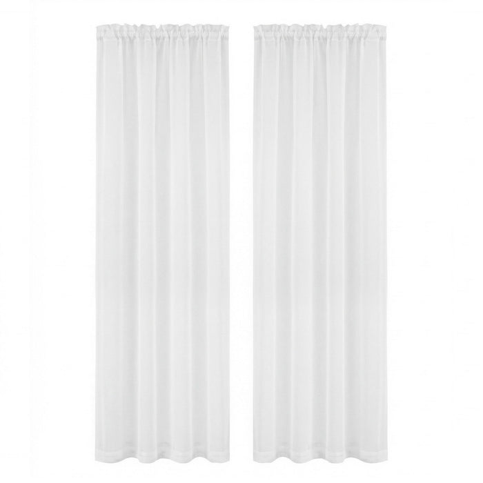 Artiss Blockout Curtains 2X 132x213cm Light Filtering Window Drapes Rod Pocket