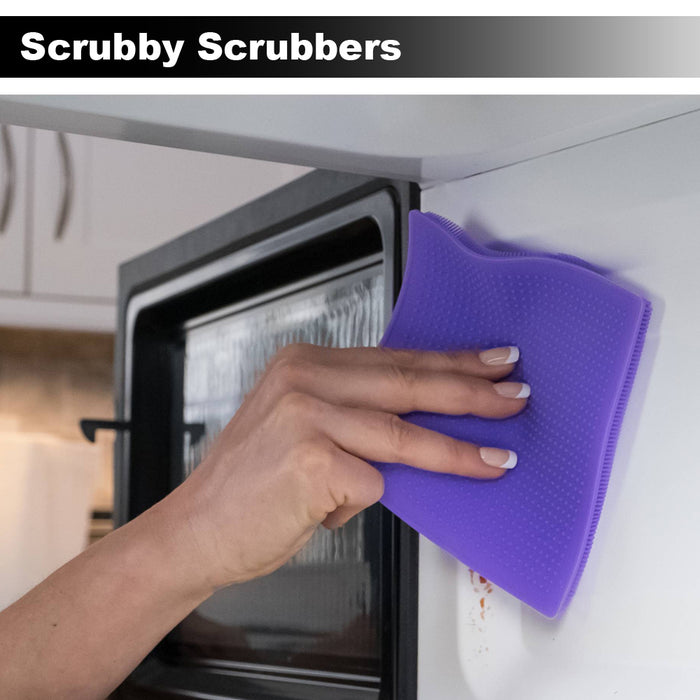 Scrubby Scrubbers silicon sponge Better than sponge Dishwashing Mildew-Free Cleaning