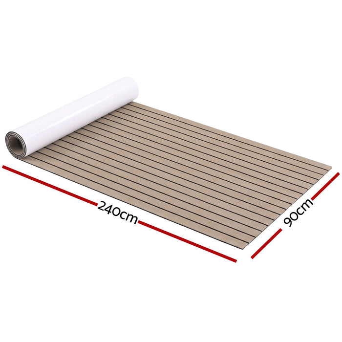 Seamanship EVA Foam Boat Flooring Decking Mat 240x90cm 6mm Taupe