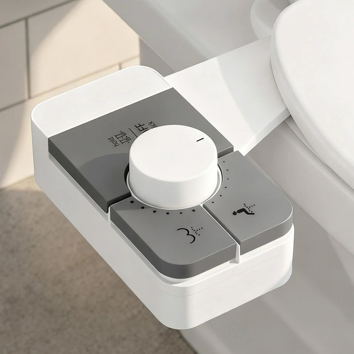 Cefito Non-Electric Ultra-Slim Bidet Attachment Detachable Bidet with Dual Nozzle Frontal & Rear Wash Adjustable Water Pressure Cold Water Toilet Bide