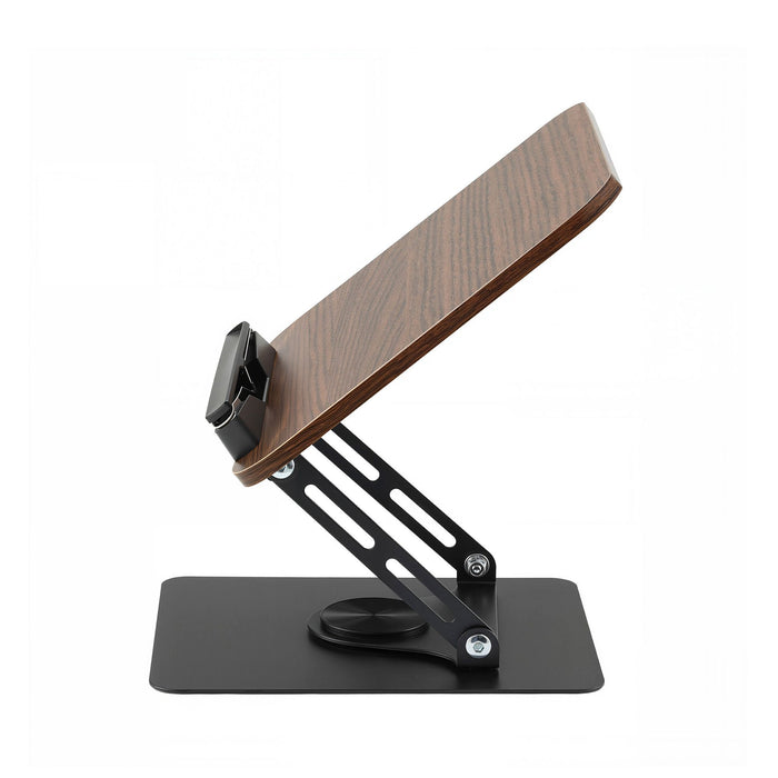 Artiss Book Stand Adjustable Book Holder Foldable Reading Rest Rack with 360 Degree Rotating Base and Page Clip