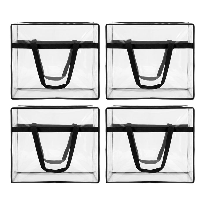 Artiss Blanket Storage Bags 4Pcs 40L PVC Box Clothes Doona Moving Organiser