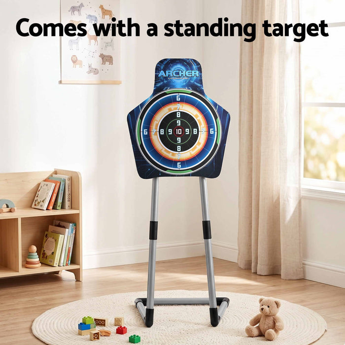 Keezi Kids Bow and Arrow Set Toy Archery Standing Target Suction Cup Arrows