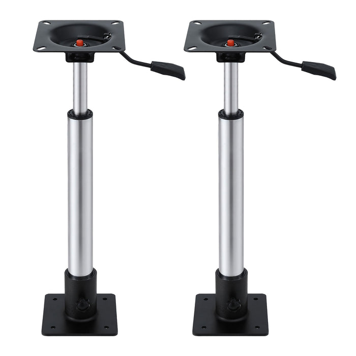 Seamanship Boat Seat Pedestal 55–75cm Adjustable Gas Lift 360 Degrees Swivel 2 Pack