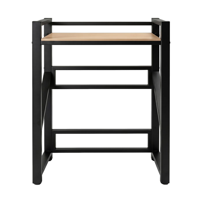 Artiss Over Washing Machine Rack Laundry Shelf Space Saver 75cm Black