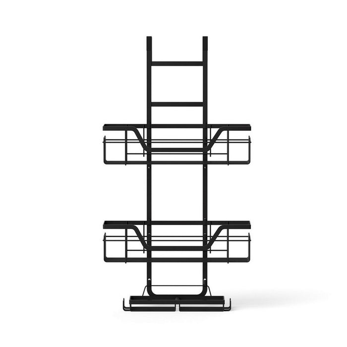 Artiss 2X 3 Tier Over The Door Shower Caddy Hanging Bathroom Storage Organizer
