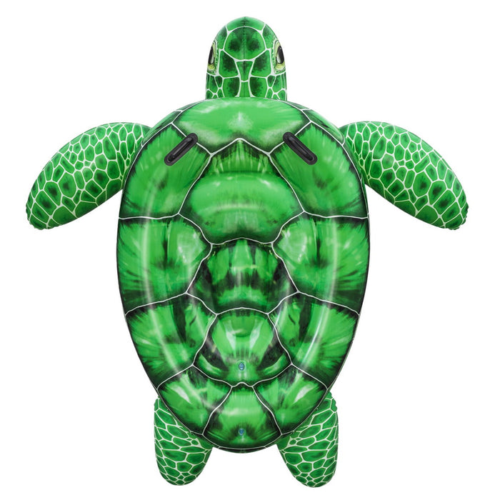 Bestway Float Turtle Rider Inflatable Ride On Floating Pool Lounger 153x140CM