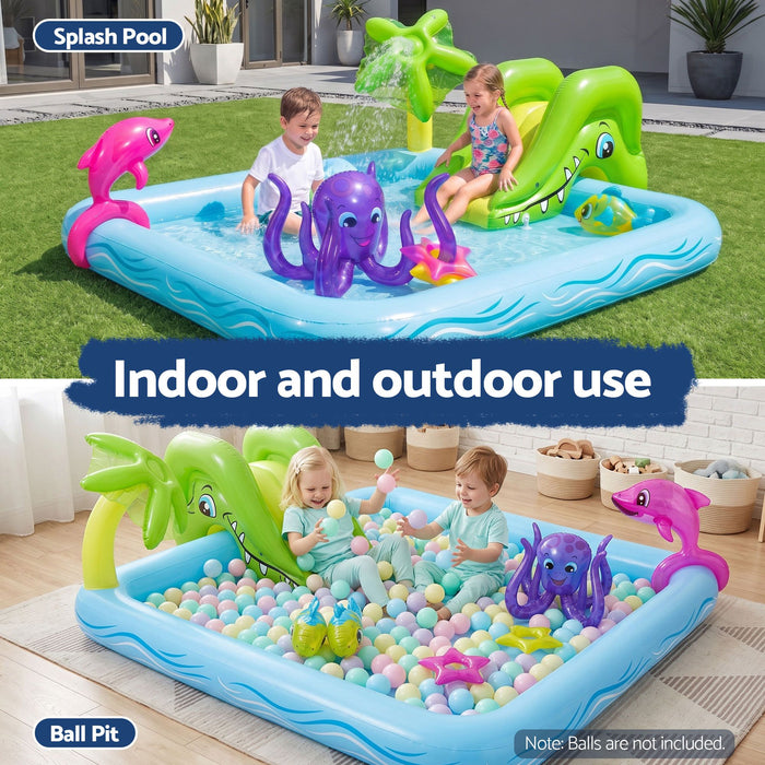 Bestway Kids Pool 239x206x86cm Inflatable Above Ground Play Pools 308L