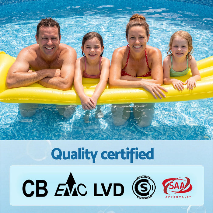 Bestway Swimming Pools 427cm x 107cm Steel Above Ground Round Backyard Pool Set White