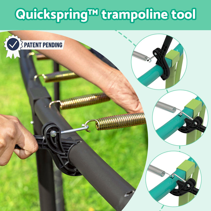 Bestway 14ft Trampoline Kids Rebounder Safety Net Enclosure Outdoor Fitness 4.27m for Ages 6+